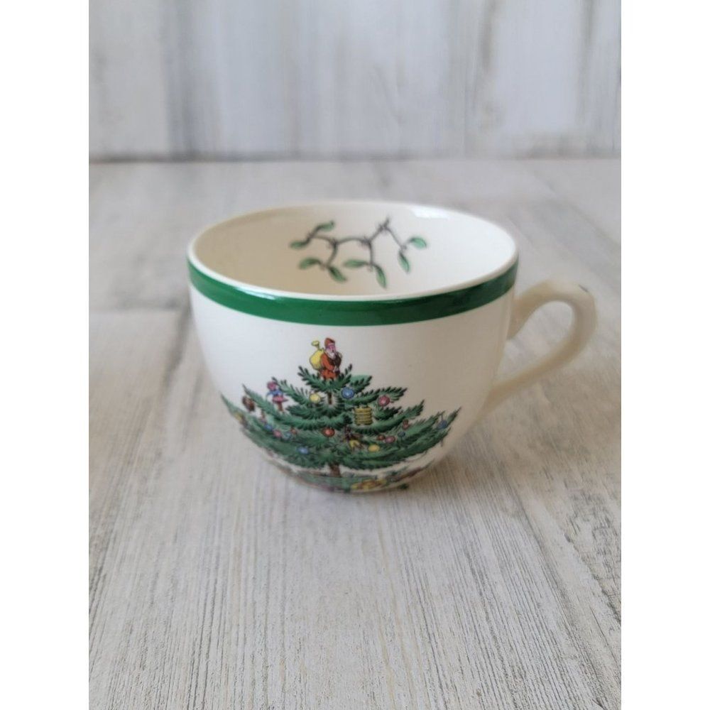 Spode‎ Christmas tree tea cup ceramic s3324 England Home Decor Xmas